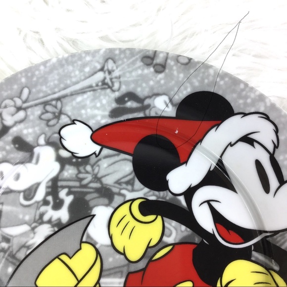 Disney Jolly Mickey Vintage Christmas Plate - Picture 3 of 4